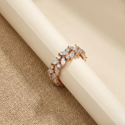 Marquise Cluster Band